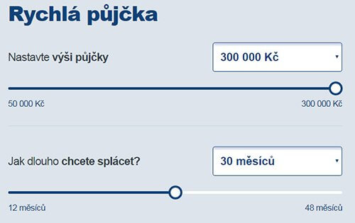 Kalkulačka půjčky 300 000 Kč na 30 měsíců